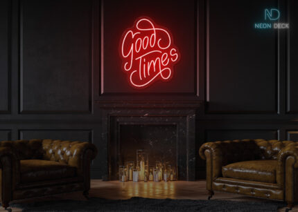 Good Times Neon Sign Red