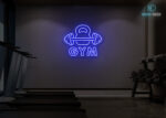 Gym Neon Sign Dark-Blue
