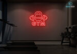 Gym Neon Sign Red