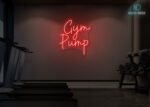 Gym Pump Neon Sign Red