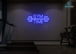 Gym Time Neon Sign Dark-Blue