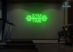 Gym Time Neon Sign Green