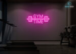 Gym Time Neon Sign Hot-Pink