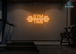Gym Time Neon Sign Orange