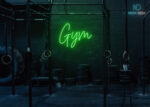 Gym Word Neon Sign Green