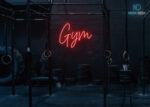 Gym Word Neon Sign Red