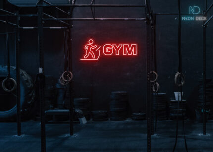 Gym with Treadmill Design Red