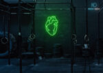 Heart Neon Sign Green