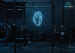 Heart Neon Sign Ice-Blue