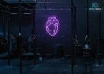 Heart Neon Sign Purple