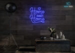Home Sweet Home Neon Sign Dark-Blue