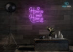 Home Sweet Home Neon Sign Purple