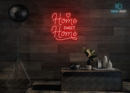 Home Sweet Home Neon Sign Red