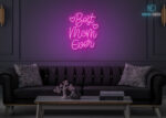 Best Mom Ever LED Neon Sign Hot-Pink