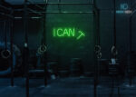 I Can Neon Sign Green
