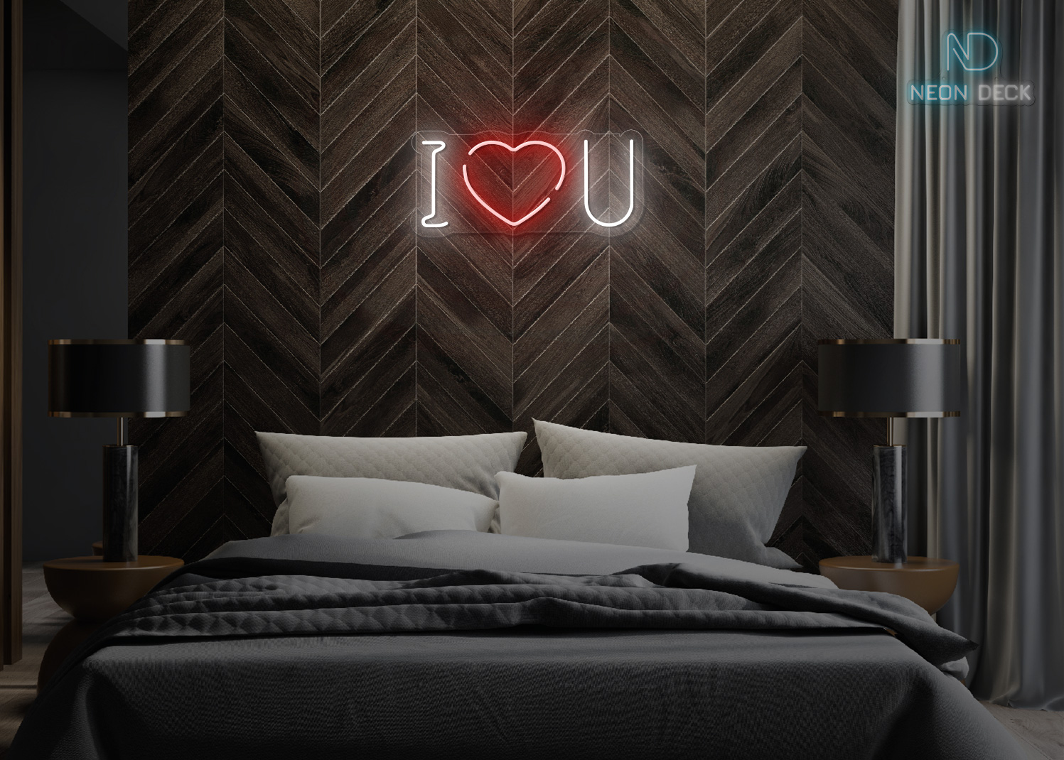 I L U Neon I Love You