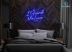 I found the love Neon Sign Dark-Blue