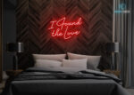 I found the love Neon Sign Red