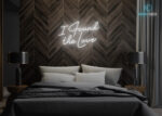 I found the love Neon Sign White