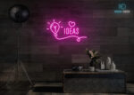 Ideas Neon Sign Hot-Pink