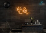 Ideas Neon Sign Orange