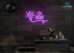 Ideas Neon Sign Purple