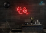 Ideas Neon Sign Red