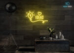 Ideas Neon Sign Yellow
