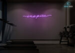 Inspire Neon Sign Purple