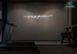 Inspire Neon Sign White
