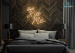 Just Kiss Me Neon Sign Warm-White