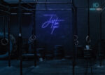 Just be You Neon Sign Dark-Blue