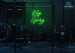 Keep Going Neon Sign Green
