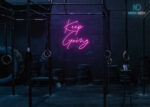 Keep Going Neon Sign Hot-Pink