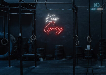 Keep Going Neon Sign Multi