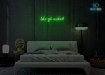 Lets Get Naked Neon Sign Green