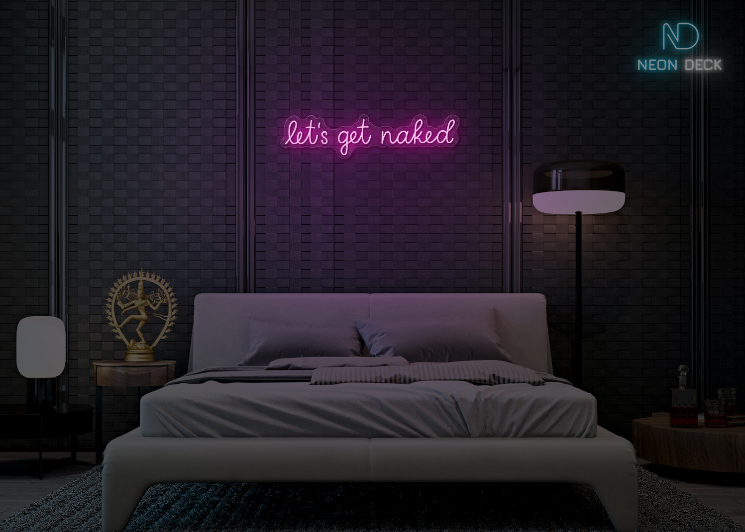 Lets Get Naked Neon Sign Hot-Pink Lets Get Naked Neon Sign Hot-Pink