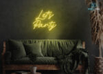 Lets Party LED Neon Sign Yellow