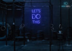 Lets do this Neon Sign Dark-Blue