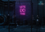 Lets do this Neon Sign Hot-Pink