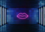 Lips Neon Sign Hot-Pink