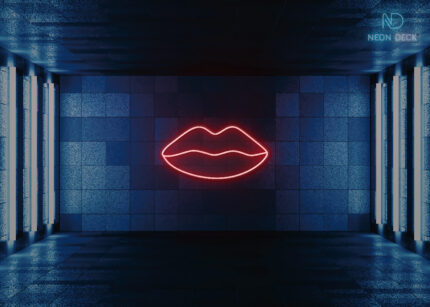 Lips Neon Sign Red
