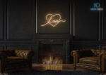 Love Neon Sign Home Decor Warm-White