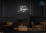 Love Neon Sign Home Decor White