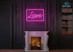 Love Party Neon Sign Hot-Pink