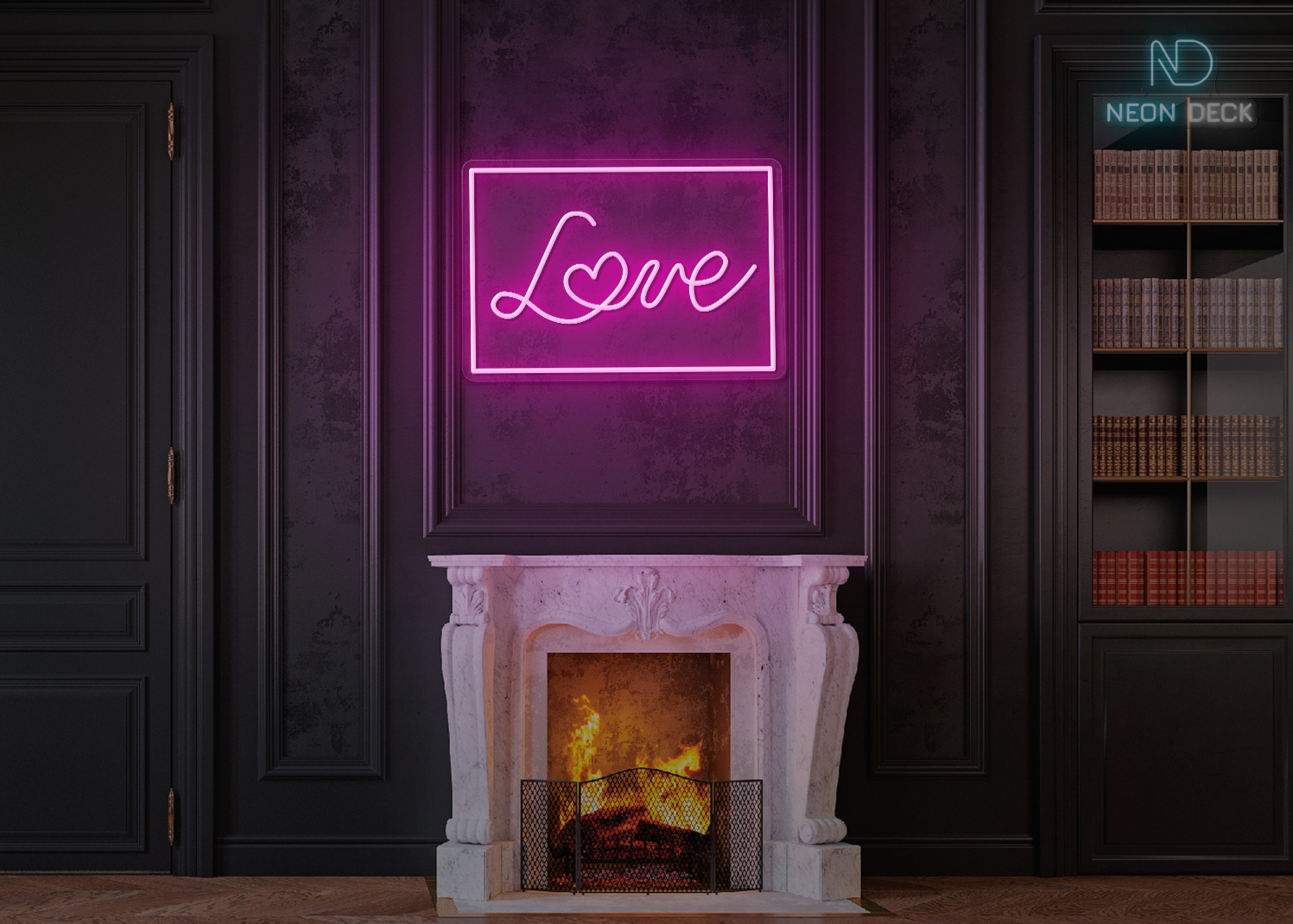 Love Party Neon Sign Hot-Pink Love Party Neon Sign Hot-Pink