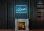 Love Party Neon Sign Ice-Blue