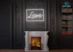 Love Party Neon Sign White