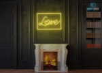 Love Party Neon Sign Yellow