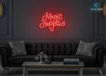 Magic Happens Neon Sign Red